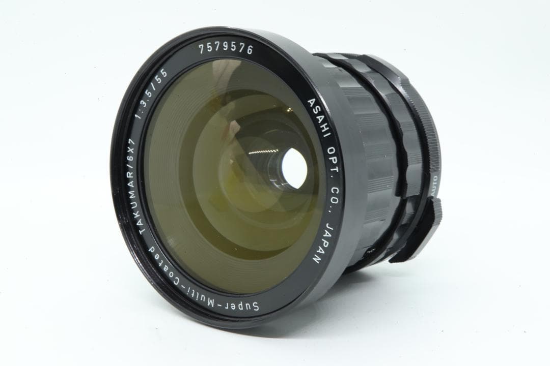 【L2142】 PENTAX TAKUMAR 6×7 55 F3.5 Exc++ Pentax SMC Takumar 6x7 55mm f/3.5 f 3.5 Wide Lens for 6x7 67