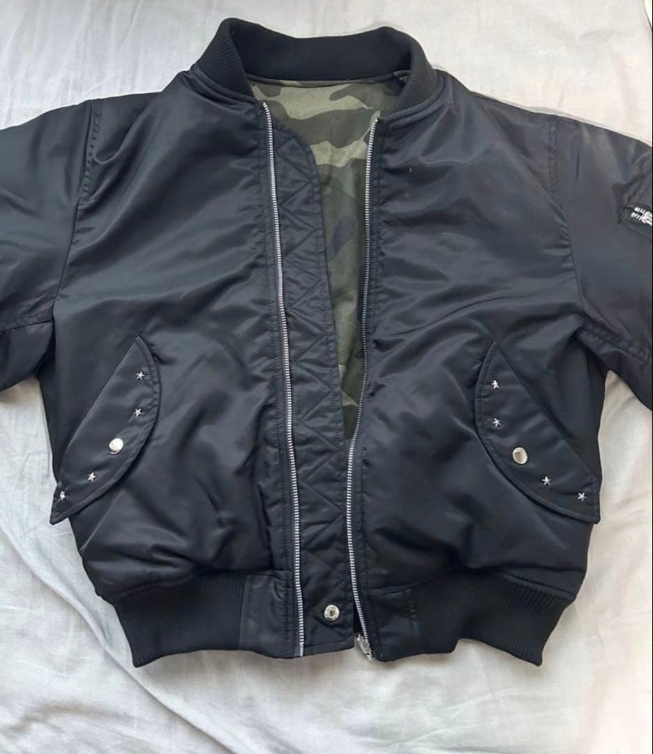 完売品】Belvet Camo Reversible MA-1 Jacket - メルカリ