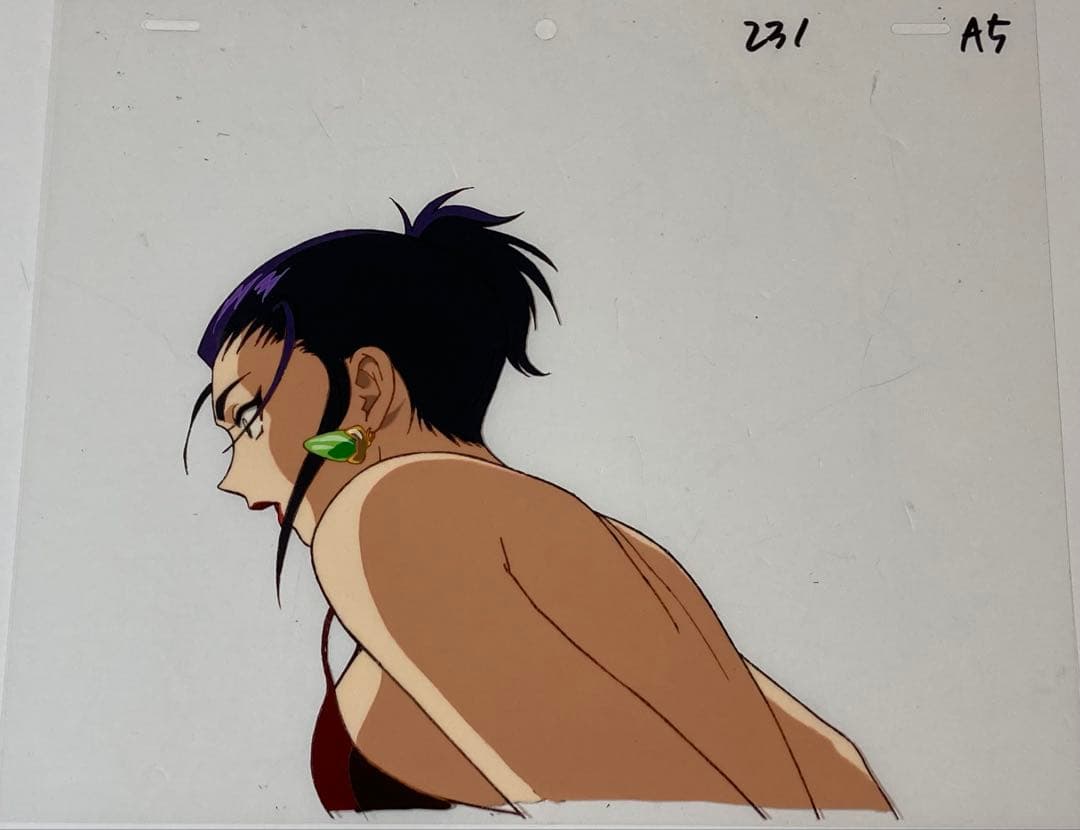 d６３　カーボーイビパップセル画【フェイ・バレンタイン】動画・背景画付き