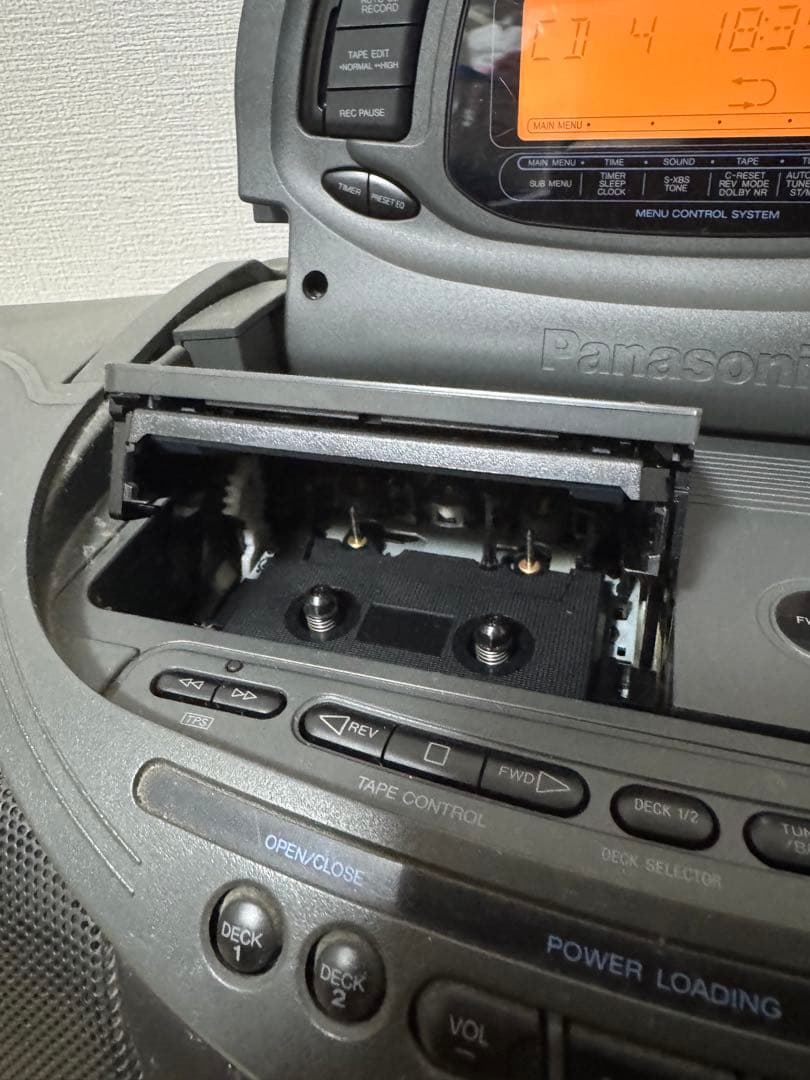 動作品 パナソニック コブラトップ CDラジカセ RX-DT75 - メルカリ