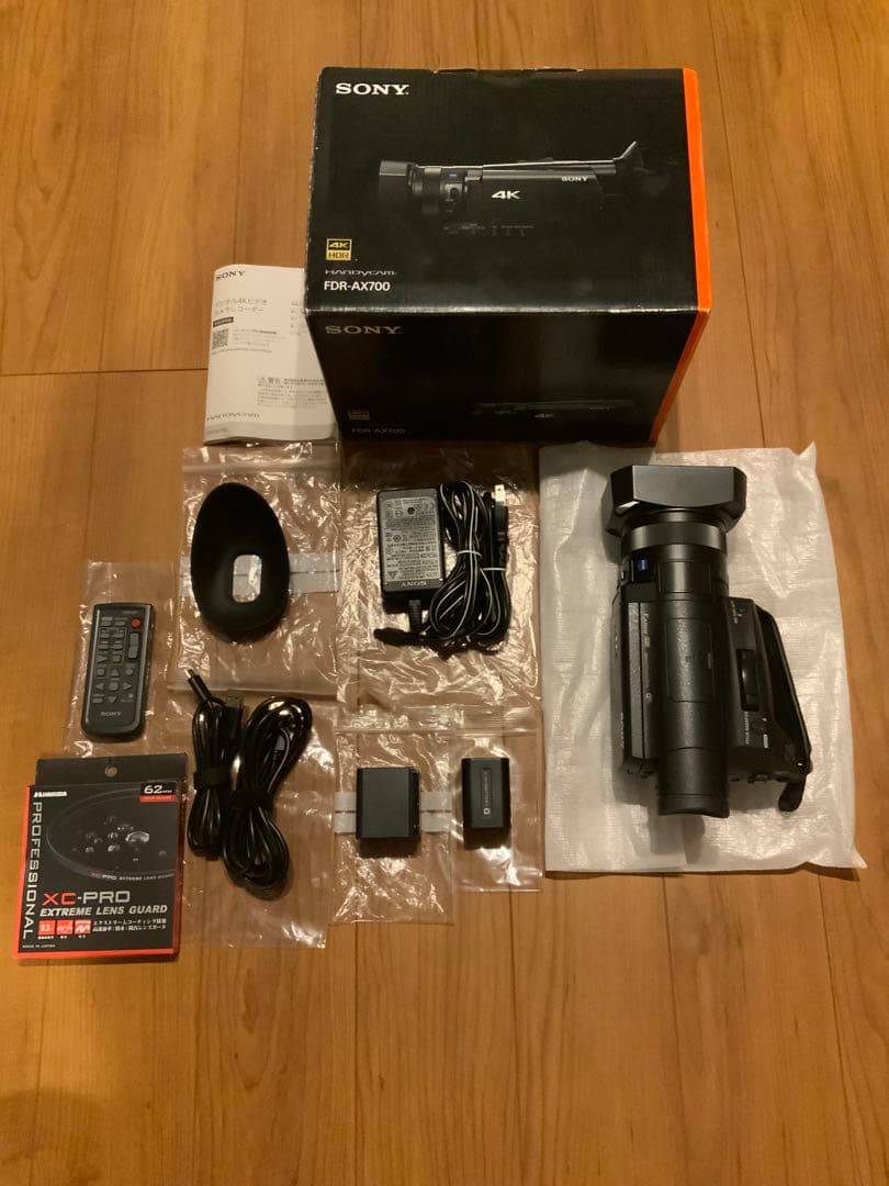 ビデオカメラ hidajiSONY FDR-AX700 4K FDR-AX700 | 撮影機材や放送機材のレンタル メディア・リース