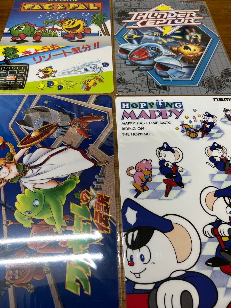 NAMCO MUSEUM OF ART　ナムコレジェンダリー下敷き　コンプリート