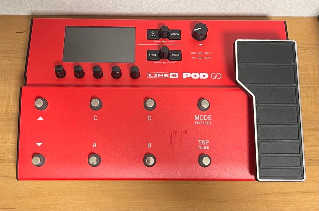 LINE6 POD GO Limited Edition 限定レッドカラー LINE6から「POD Go」プレミアムな限定生産モデル登場！