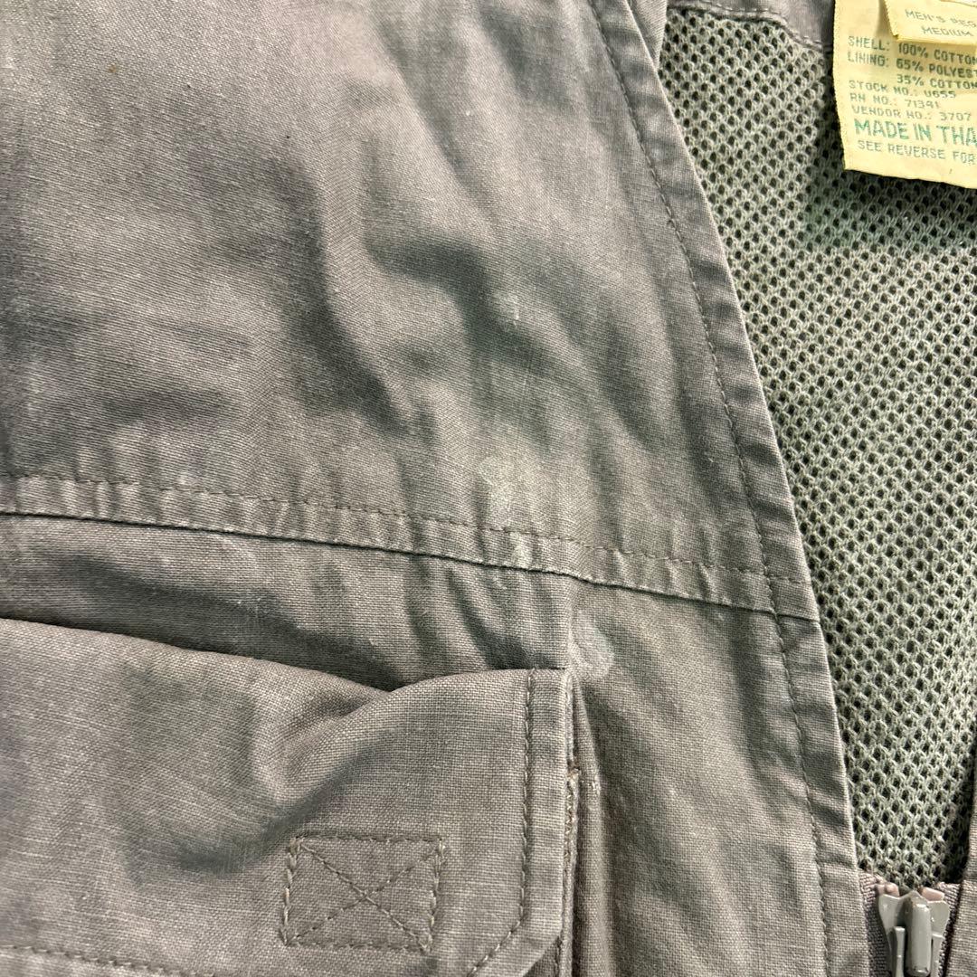 7AS6 90's L.L.Bean フィッシングベスト　ミリタリーベスト　M