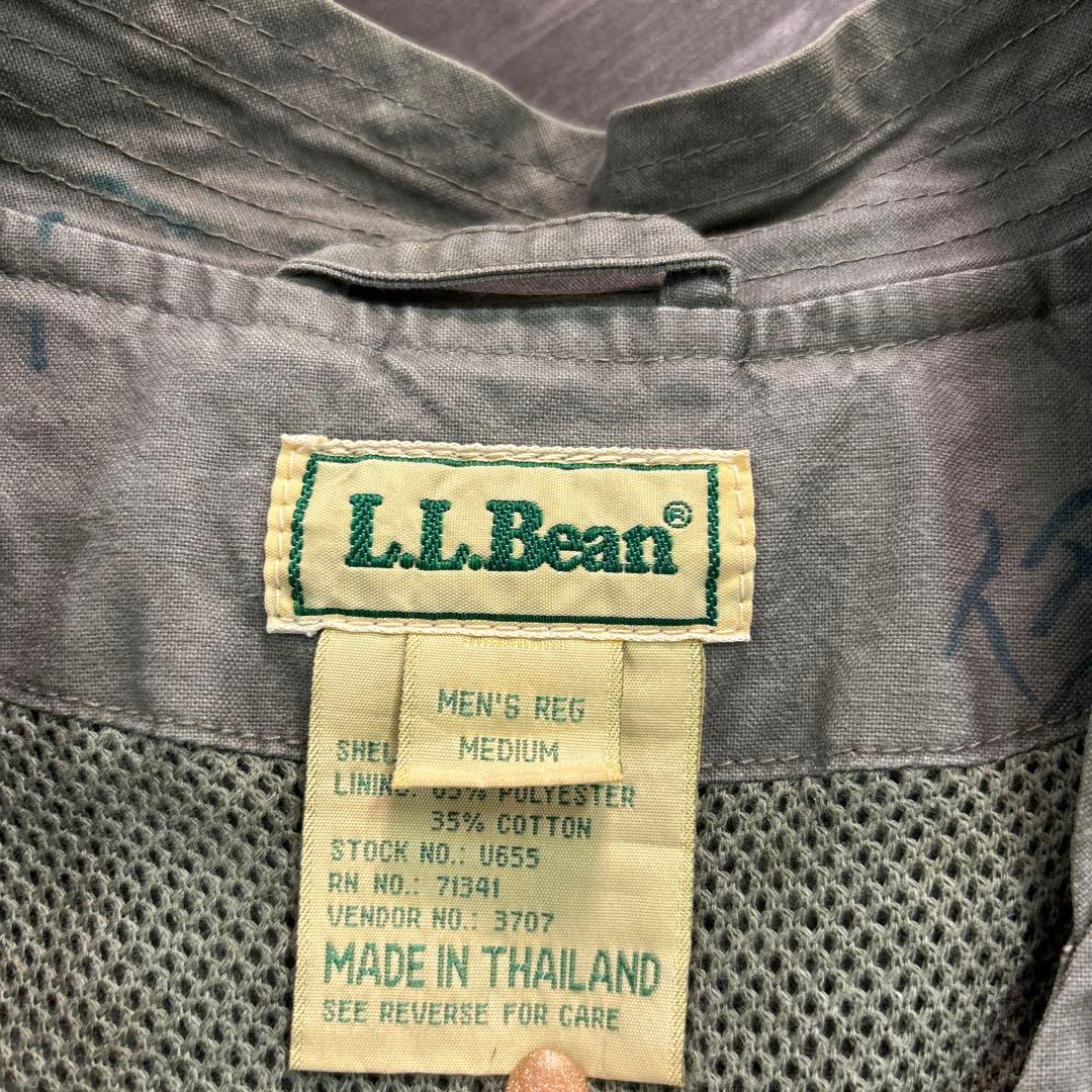 7AS6 90's L.L.Bean フィッシングベスト　ミリタリーベスト　M