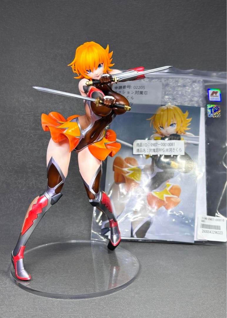 塗装済完成品 井河さくら ガレージキット nomake 対魔忍 フィギュア