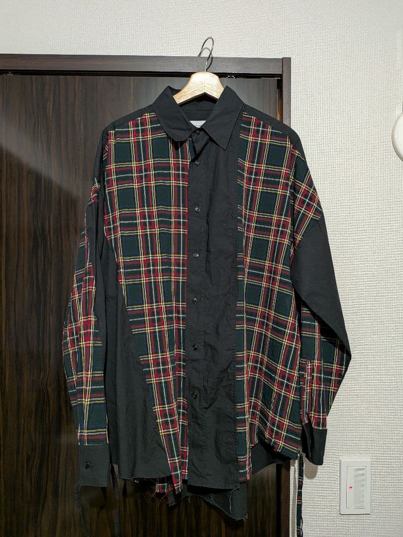 FACETASM ファセッタズム「TARTAN CHECK BIG SHIRT」 FACETASM / ファセッタズム「TARTAN CHECK BIG SHIRT」 - input staff blog