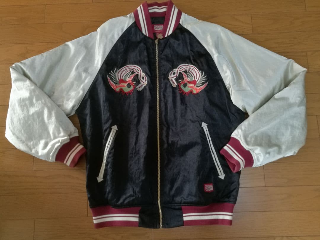 オニツカタイガー 阪神淡路大震災復興記念 鳳凰 スカジャン L - メルカリ