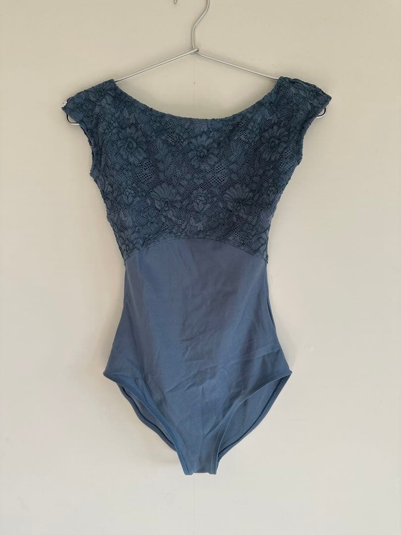 デラロミラノ ミネルヴァ ダークブルー L 楽天市場】バレエ レオタード 大人 半袖 【DellaLoMILANO/デラロミラノ