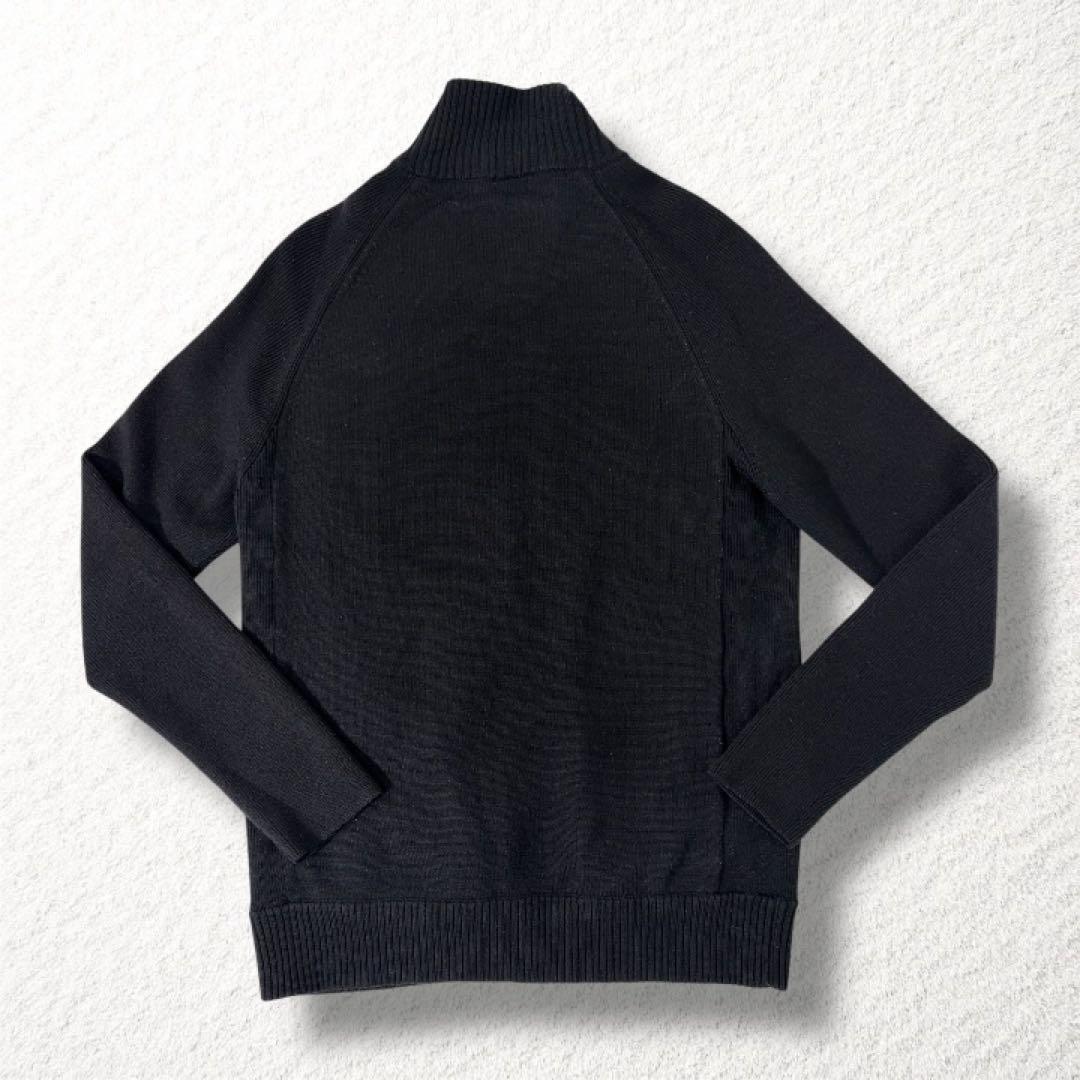 バーバリーブラックレーベル】中綿ニットブルゾン ノバチェック