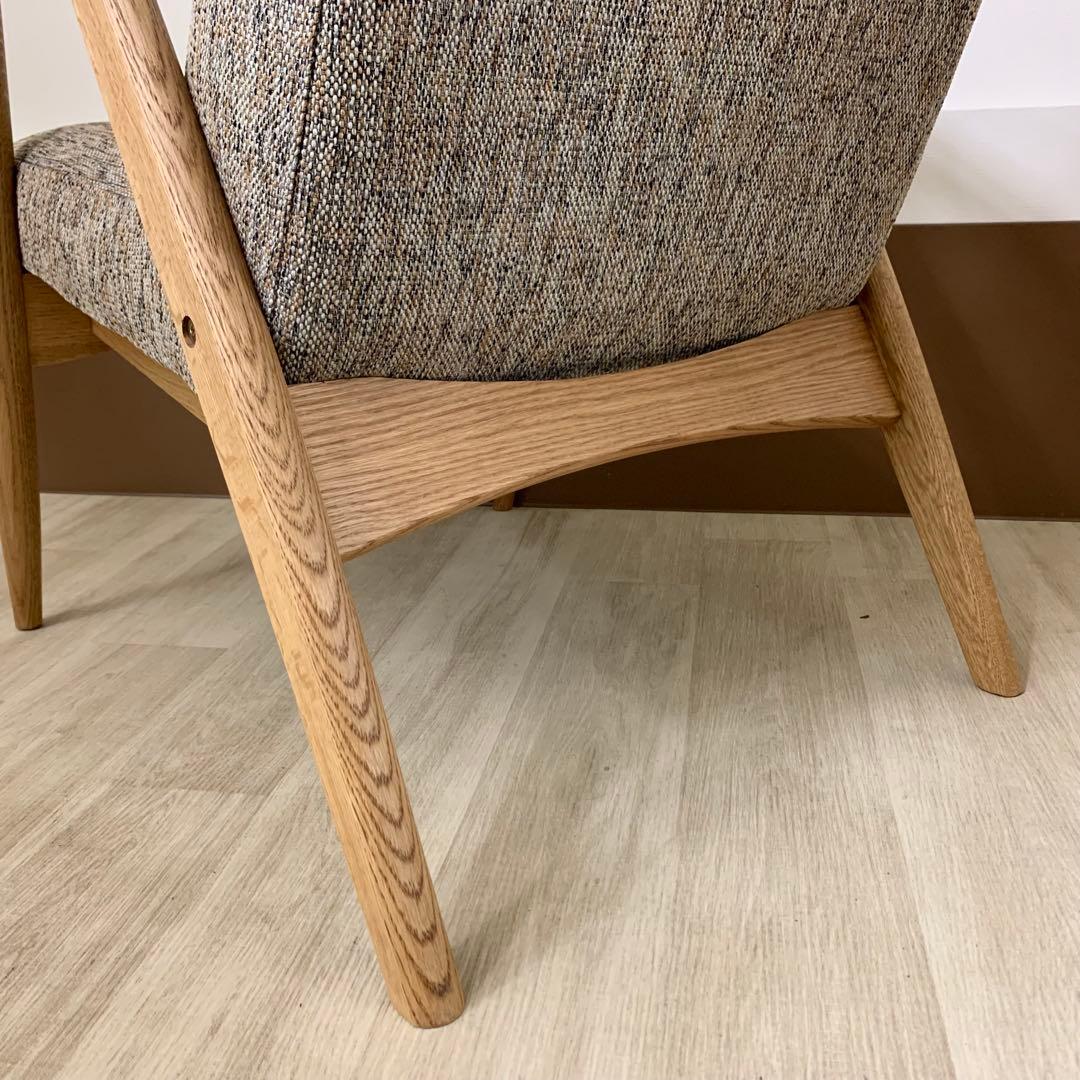 極美品】unico HESTA ウニコ ヘスタ ラウンジチェア ブラウン - メルカリ