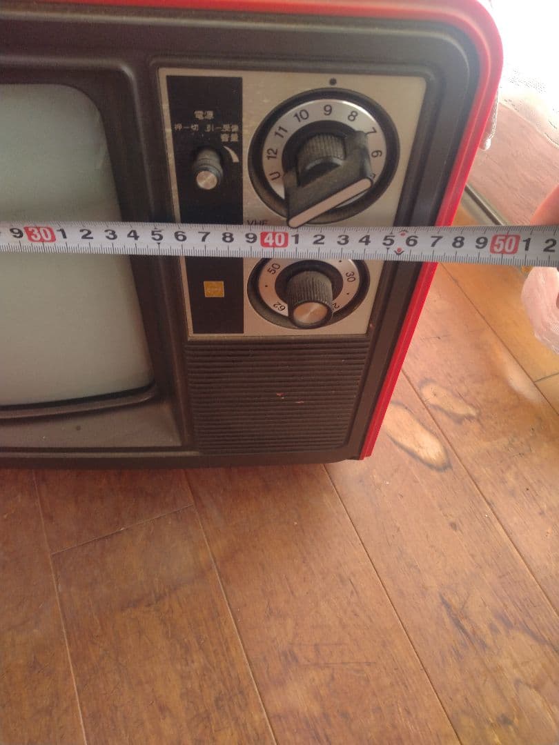 PanaColor ブラウン管テレビ オレンジ - メルカリ