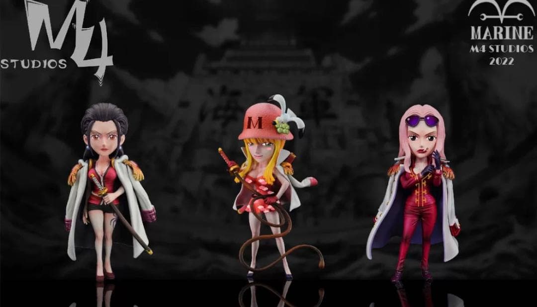 ワンピース M4 孔雀 ガレージキット ガレキ スタチュー フィギュア