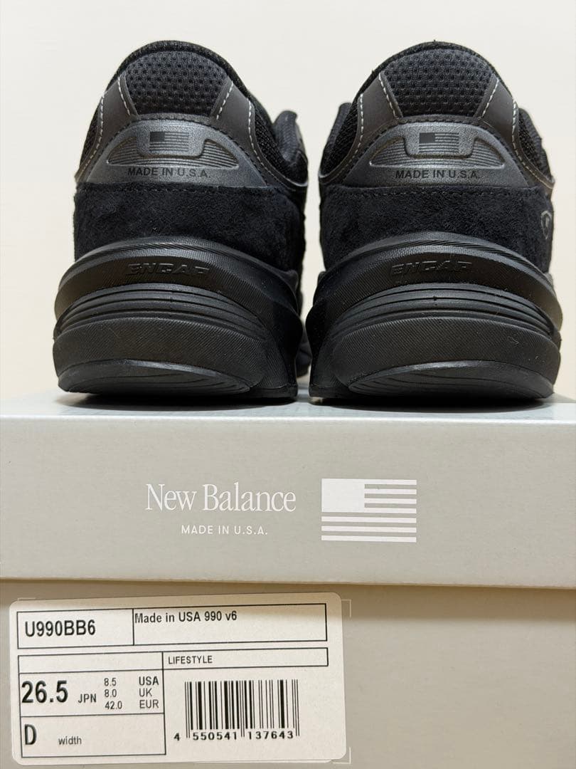 【極美品】ニューバランス U990BB6（26.5cm）