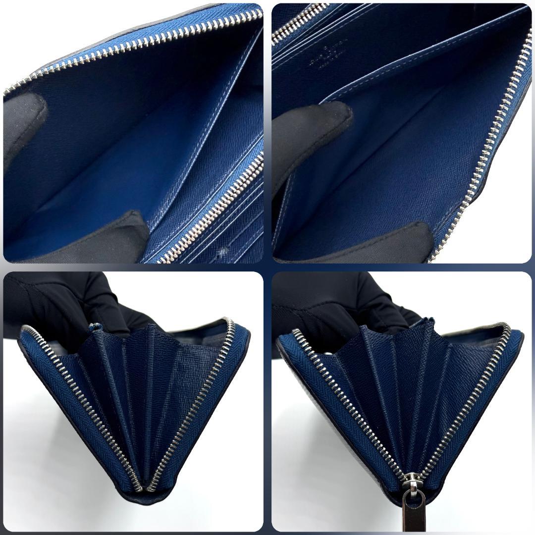 ルイヴィトン エピ ジッピーウォレット 新型 NM アンディゴブルー 長