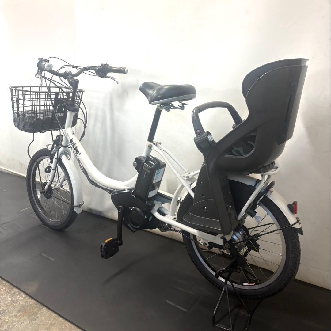 1年保証 ブリヂストン ビッケ 20インチ 子供乗せ 白 電動アシスト