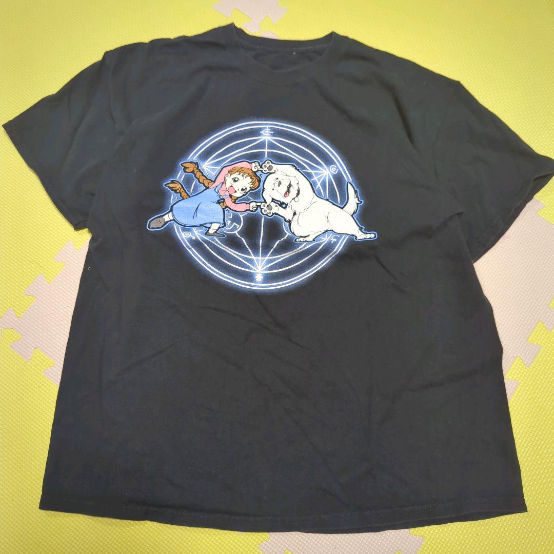 鋼の錬金術師 アニメTシャツ 海外 ハガレン 黒 XL - メルカリ