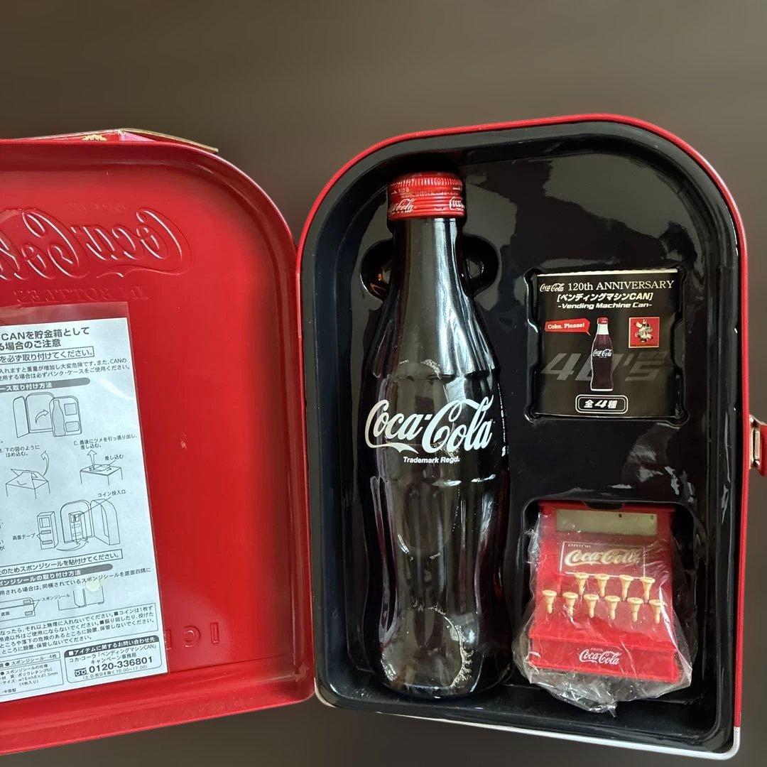 コカ・コーラペンディングマシンCANセット　自動販売機ミニチュアセット