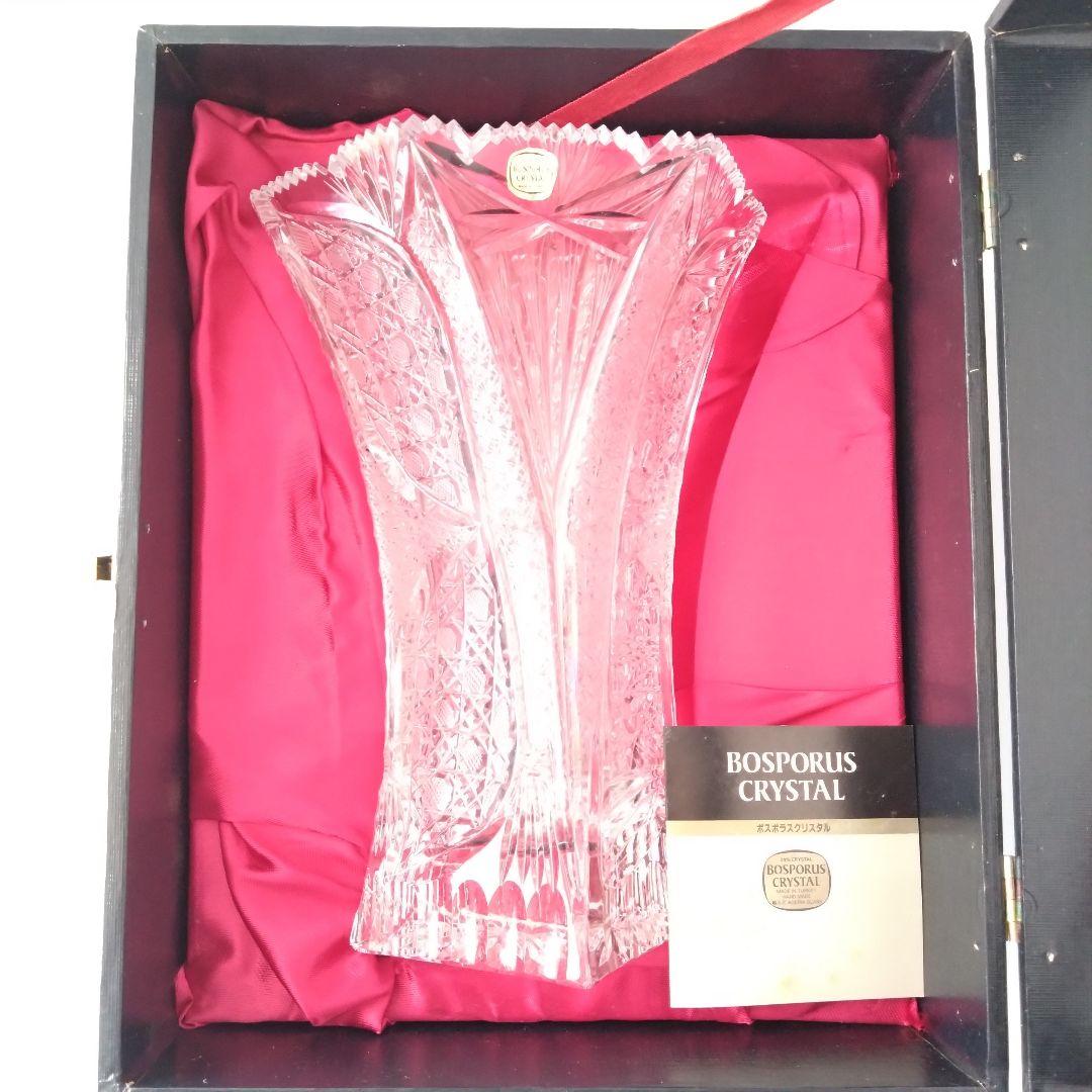 値下げOK》ボスポラスクリスタル 花瓶 箱付き トルコ製 - メルカリ