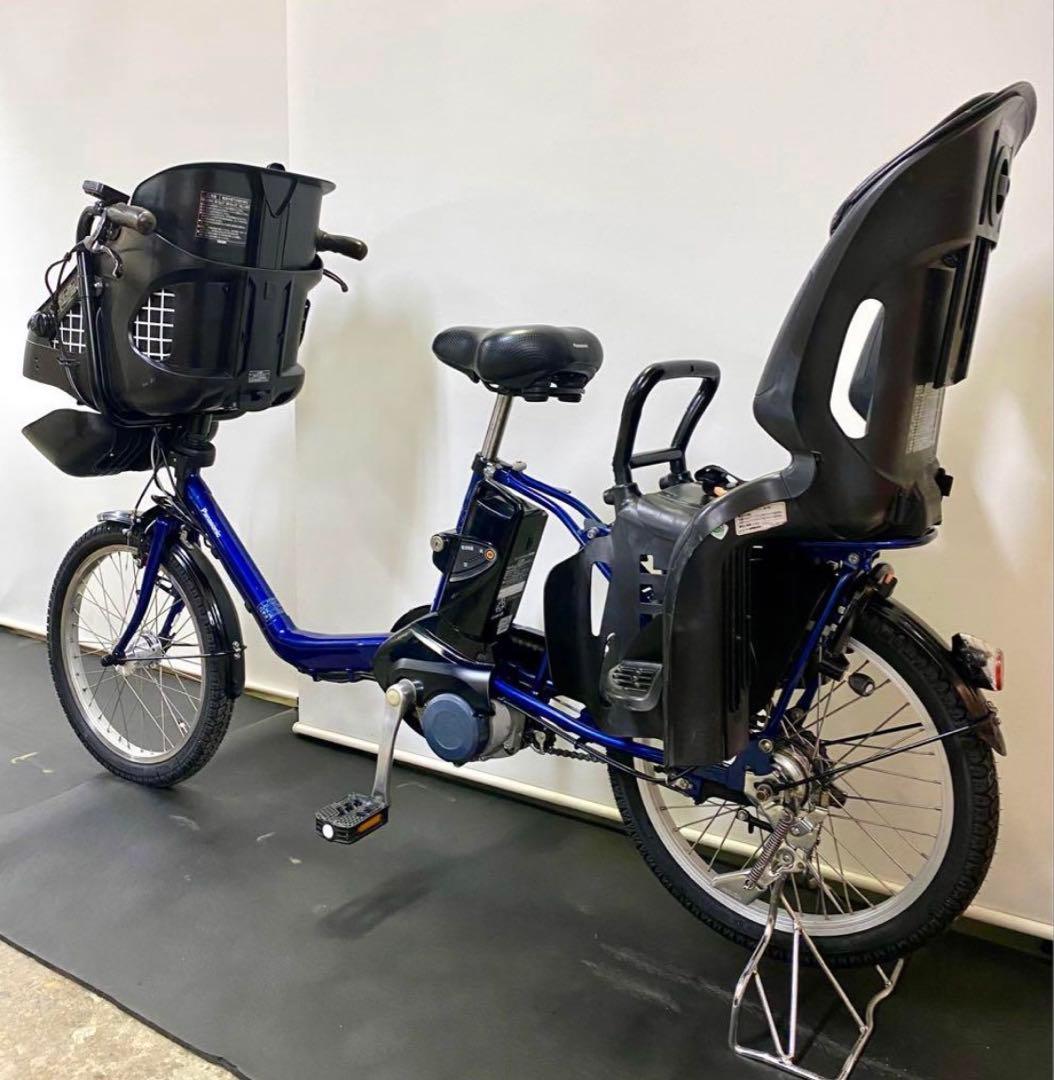 1年保証 パナソニック ギュットミニ 20インチ 紺色 電動アシスト自転車