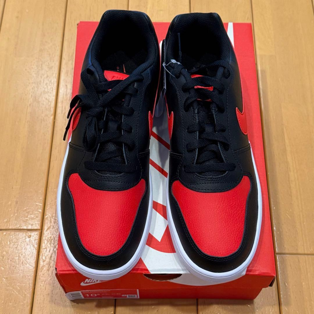 NIKE エバノン Low ブラック/レッド 10.5 US 28.5cm