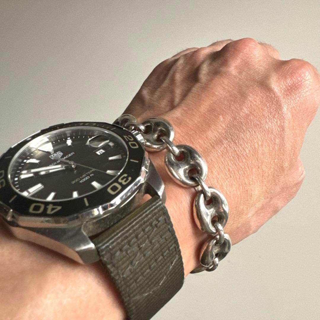 アンカーチェーンシルバーブレスレット SV925 70s〜80sビンテージ