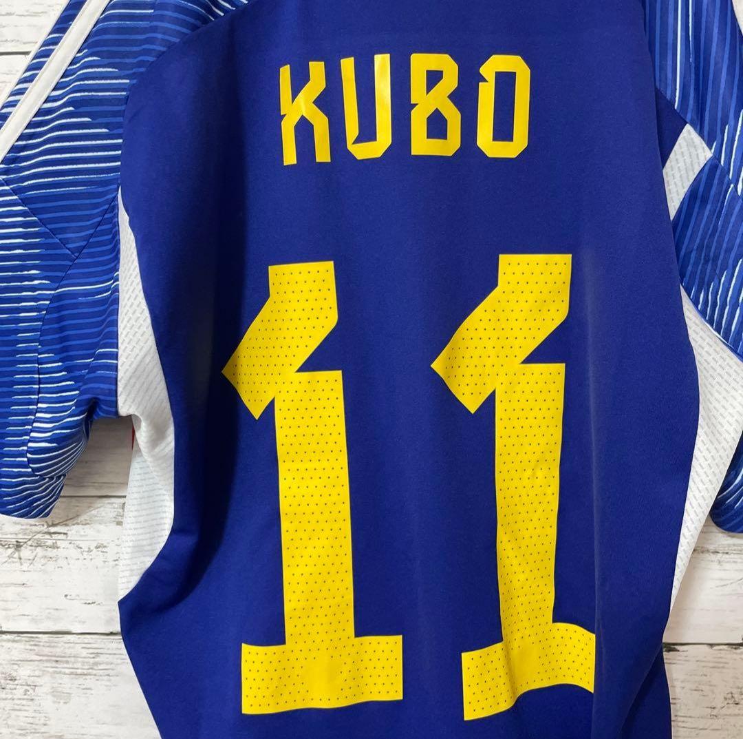adidasサッカー日本代表 2022 W杯 ユニフォーム 久保建英 2XL - メルカリ