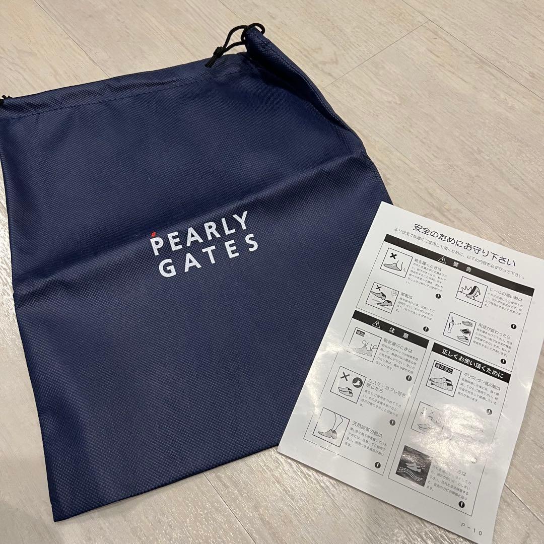 PEARLY GATES パーリーゲイツ チェック ゴルフシューズ 23.5cm