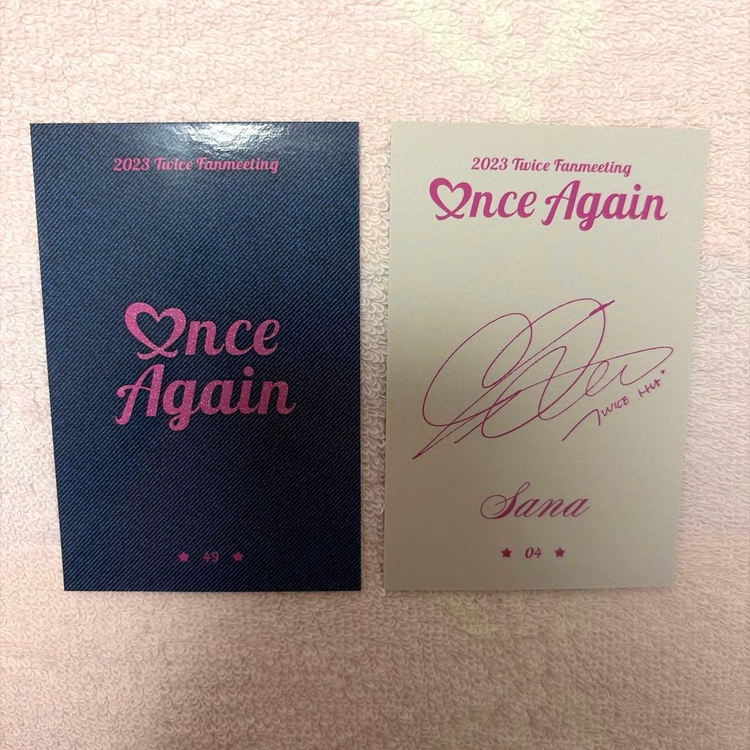 TWICE onceagain サナ トレカセット - メルカリ