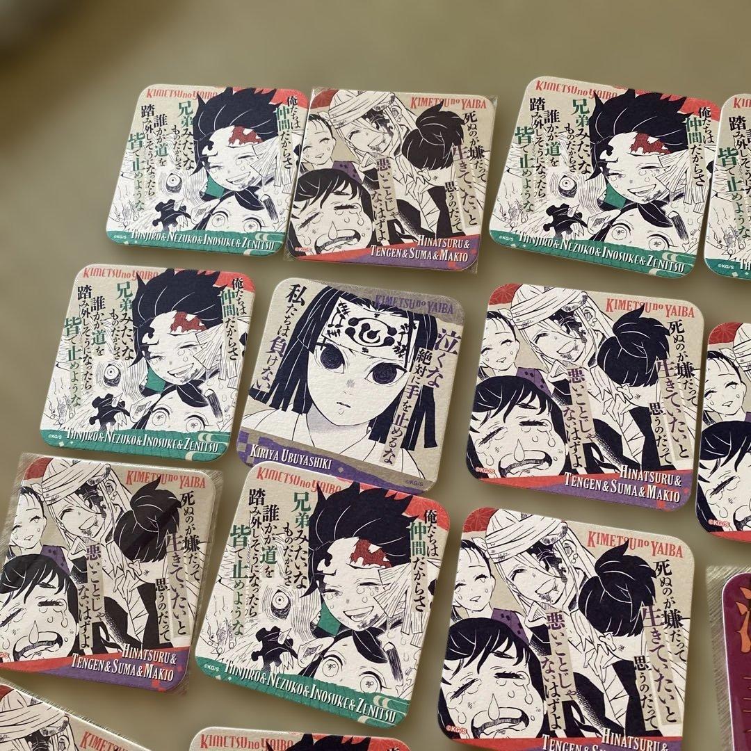 鬼滅の刃 原画展 アートコースター炭治郎・禰豆子・伊之助・善逸