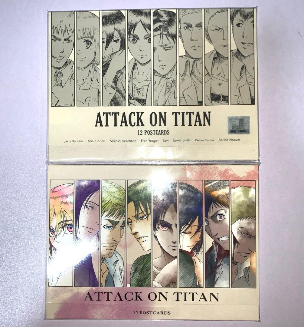 進撃の巨人 WIT STUDIO 書き下ろしポストカードセット 2種 - メルカリ