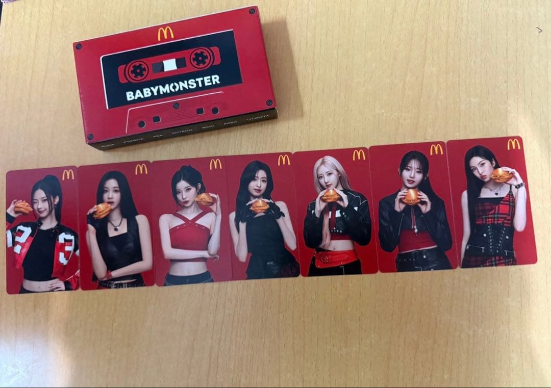 BABYMONSTER マック マクドナルド 香港コラボ限定 トレカ 7枚セット