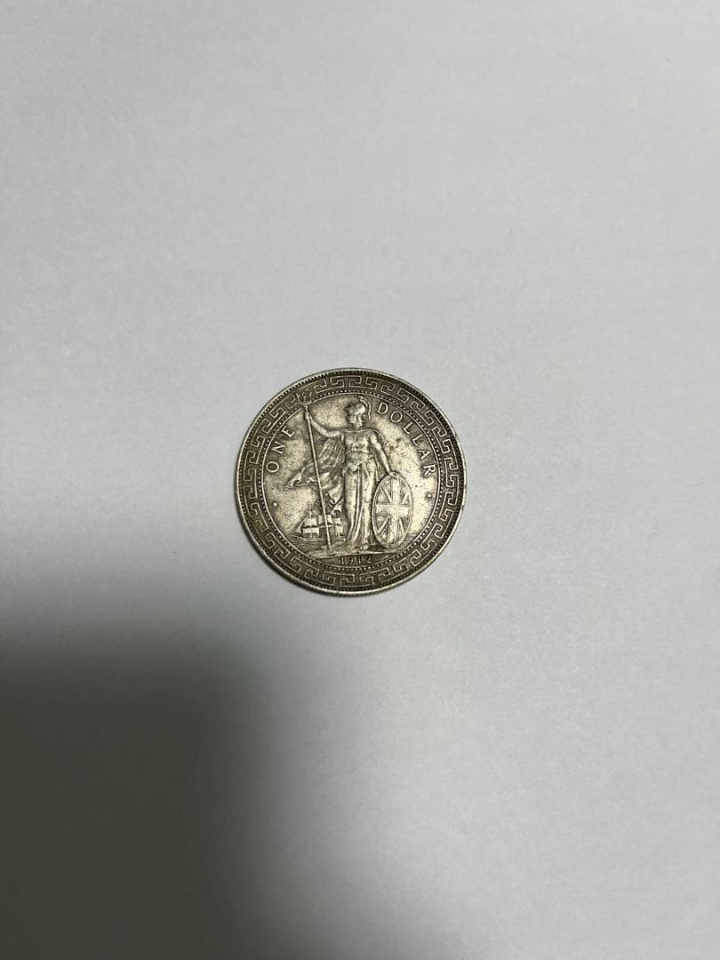 イギリス領香港の貿易銀 イギリス領香港1911年貿易銀 ドル壱圓 の通販 by moriyamaneko's shop