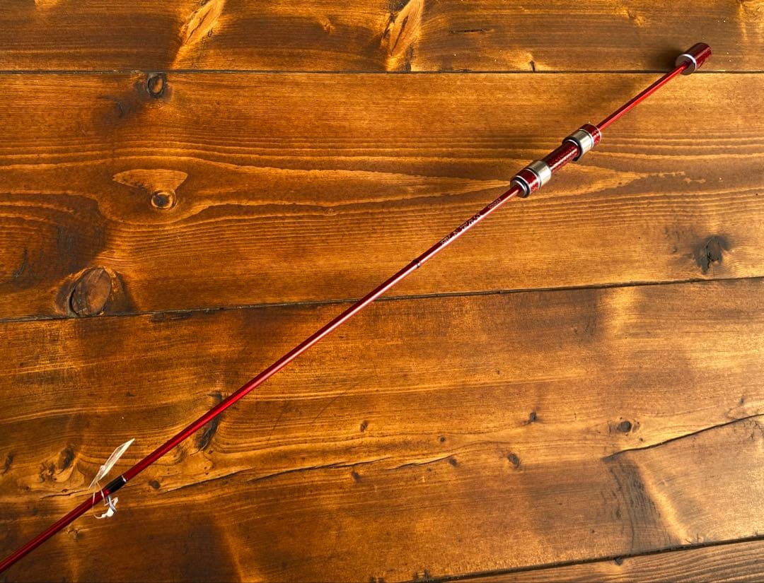 アジングロッド s552ULF 165cm ライトゲームロッド レッド