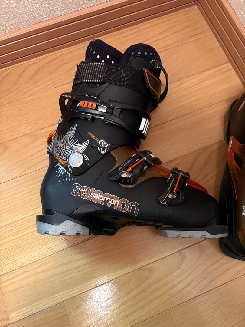 スキー用ブーツ ブラック/オレンジ - スキーオンライン ショップ
