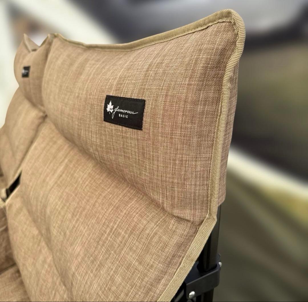 ロゴスLOGOS グランベーシック 折りたたみ式ベージュファブリック