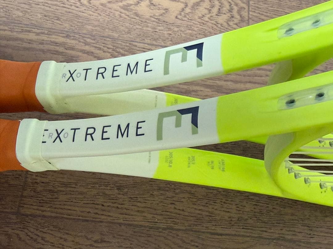 HEAD エクストリーム プロ2本セットG3 革グリップグロメット新品