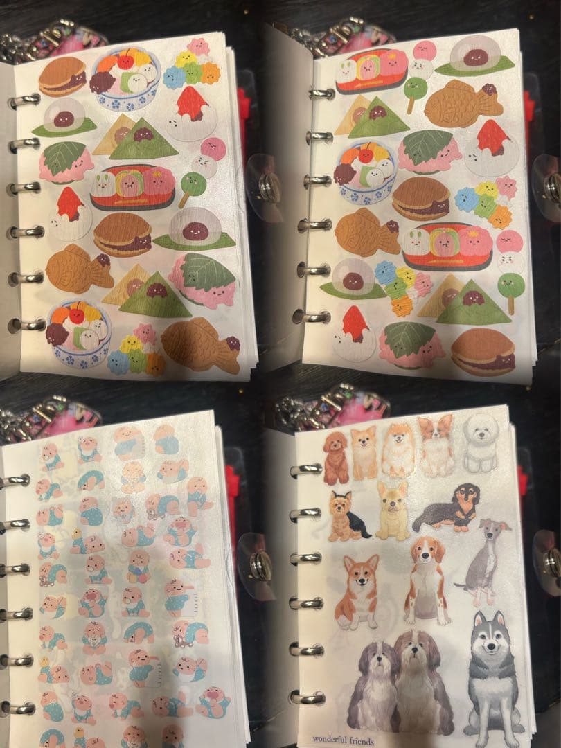 シール帳 完成形 36枚分