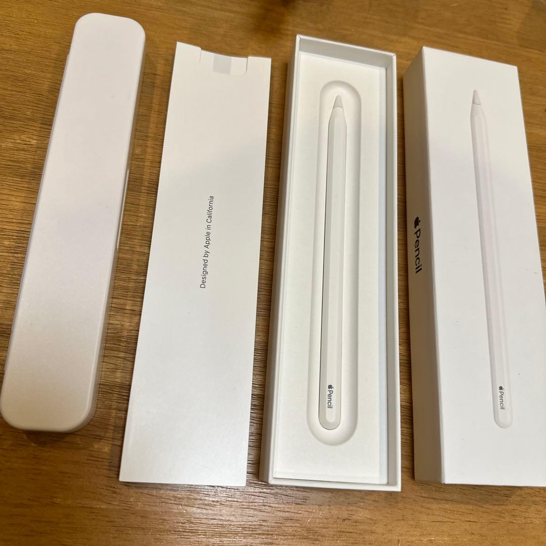 Apple Pencil 第2世代 おまけケース付き Apple Pencil 第2世代専用 ケース ハード ノック式 クリップ ブラック