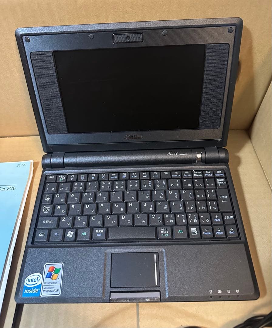 ASUS Eee PC 4Gブラック￼ミニ ノートパソコン - メルカリ
