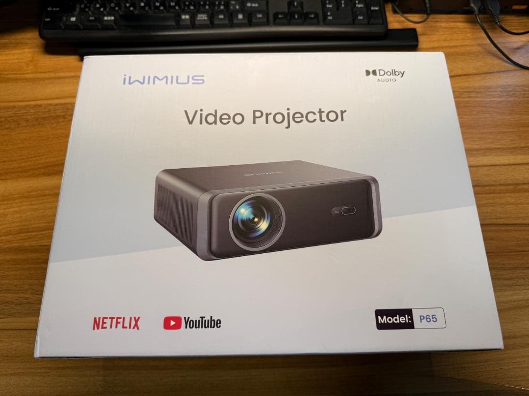 iWiMiUS P65 プロジェクター Netflix対応 1000ANSI - メルカリ