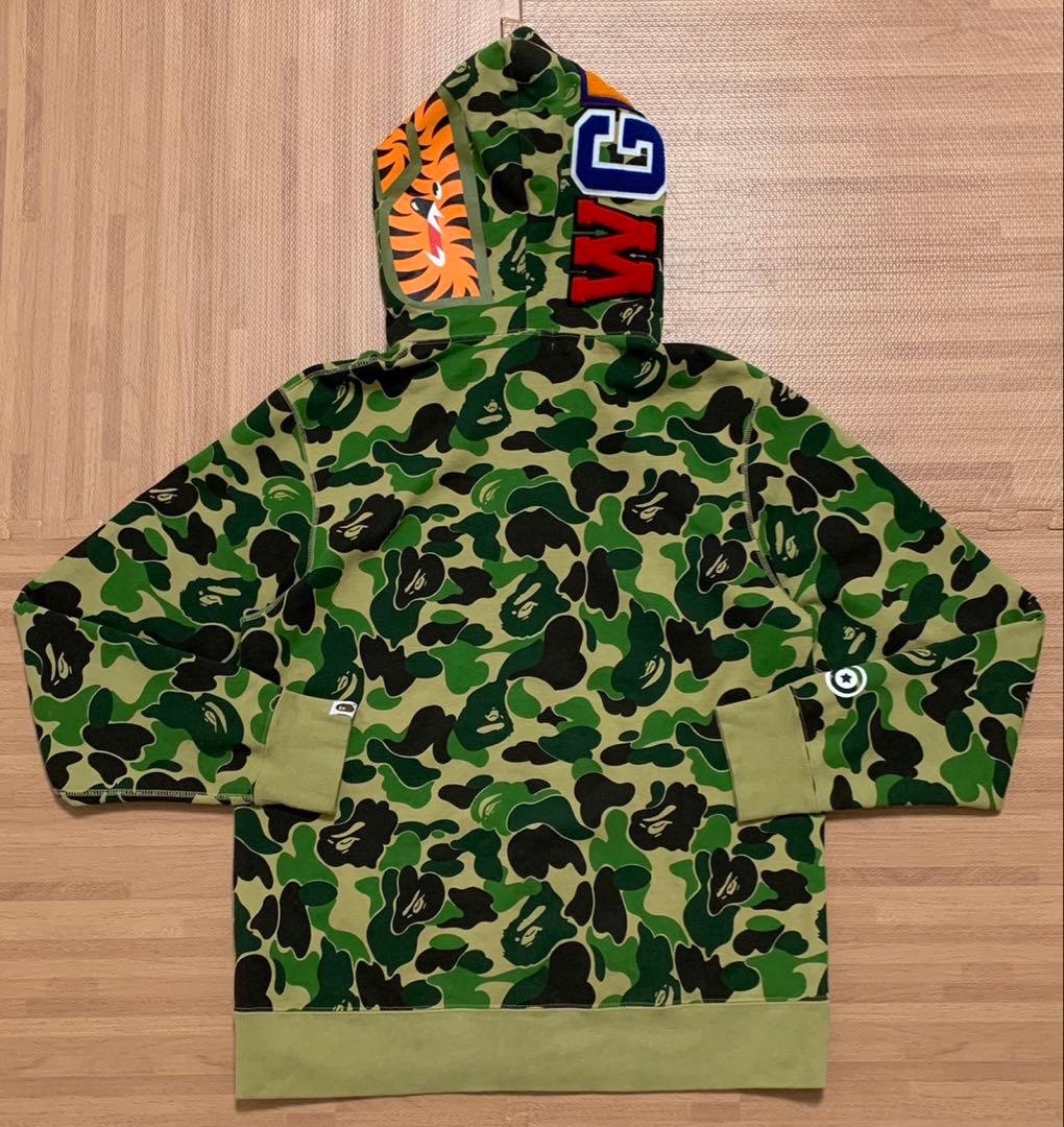 ☆激レア APE abc camo green シャークパーカー XL パーカー - メルカリ