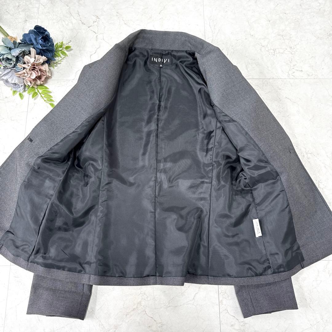 美品⭐︎INDIVI インディヴィ ビジネス パンツスーツ セットアップ 38