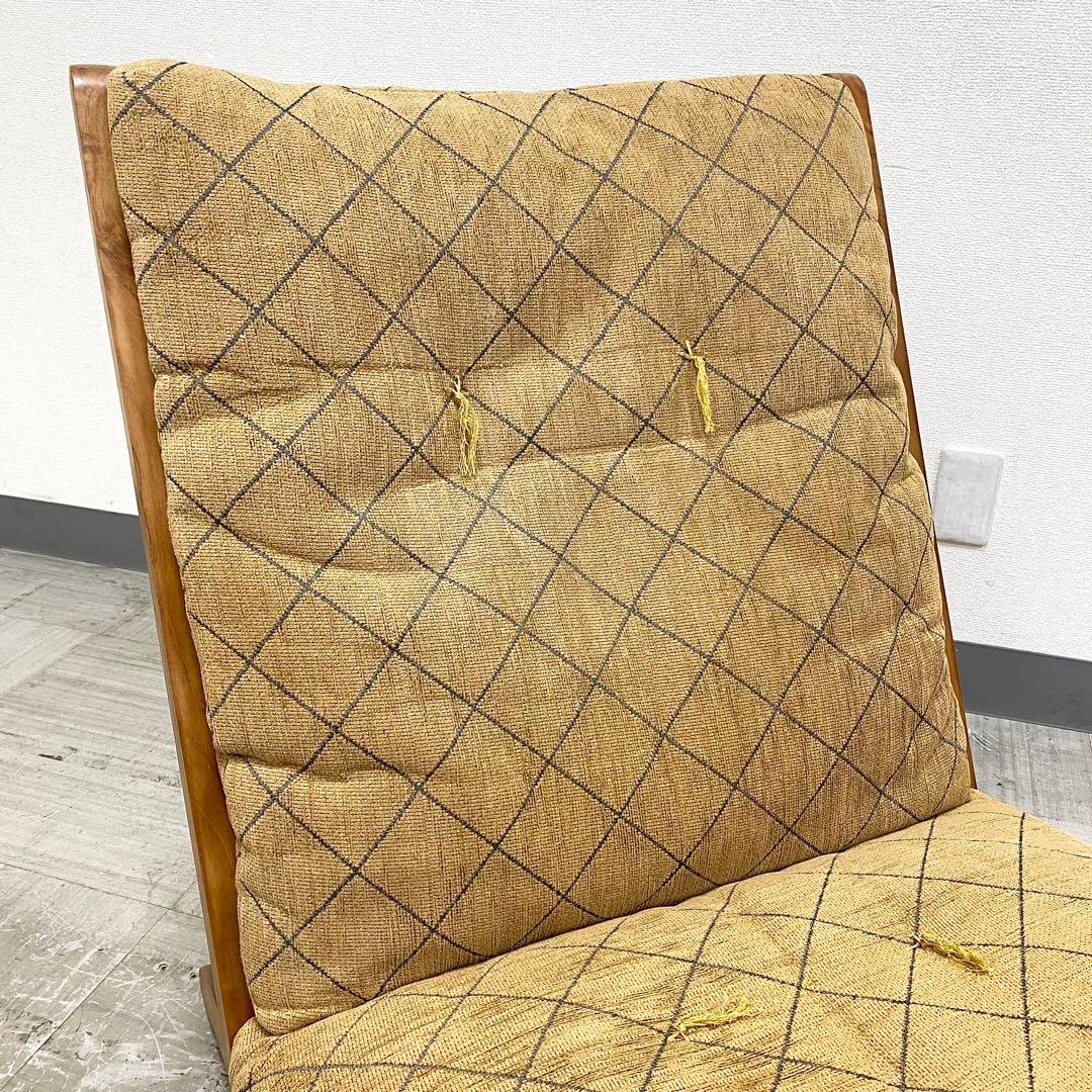 BC工房 安楽座布団仕様 ラウンジチェア 椅子 1人掛けソファ チーク無垢材