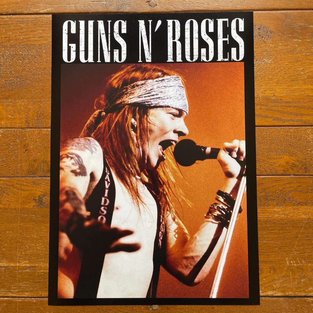 ポスター☆アクセル・ローズ（Guns N' Roses）☆W. Axl Rose - メルカリ