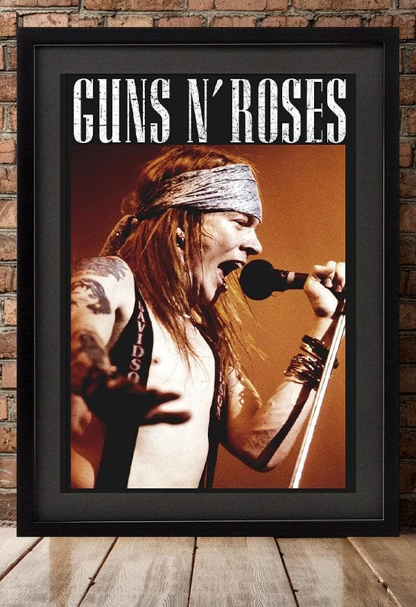 ポスター☆アクセル・ローズ（Guns N' Roses）☆W. Axl Rose - メルカリ
