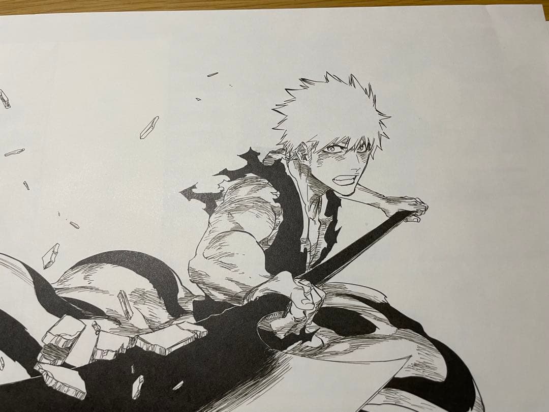 ブリーチ BLEACH 複製原画 複製原稿 3枚セット 最終話 - メルカリ
