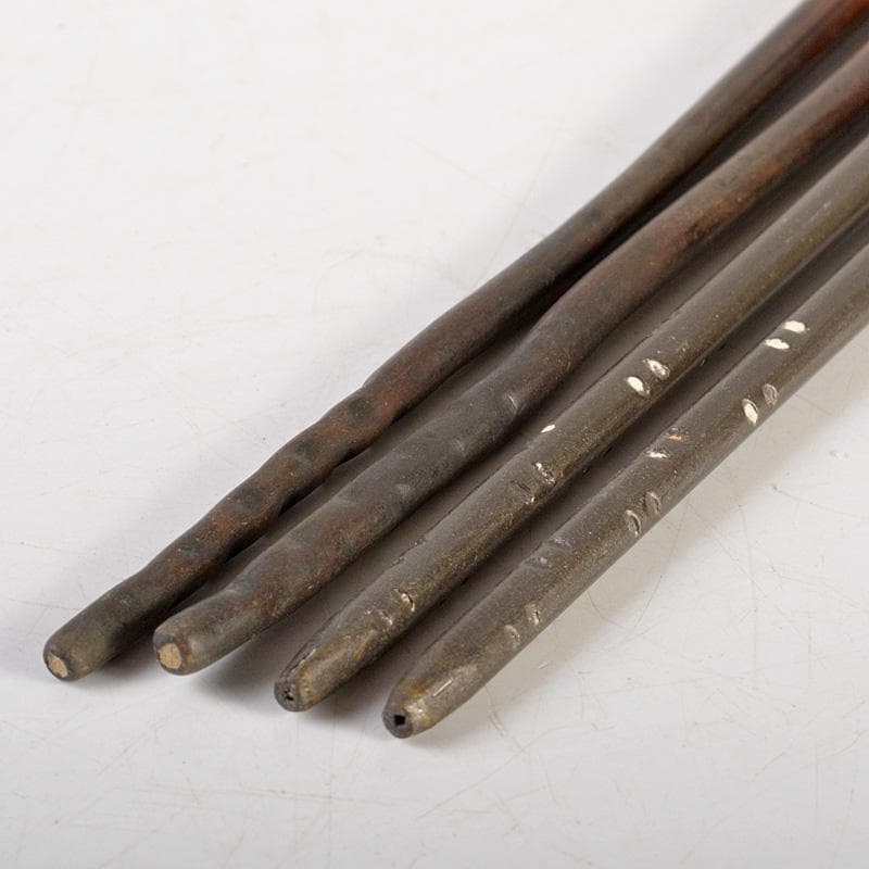 茶道具 銅製 火箸 風炉用 箱付 二点まとめて C 6497