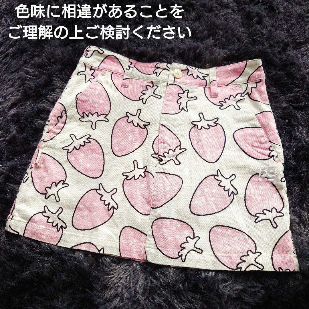 パーリーゲイツ ミルキーストロベリー ゴルフ ストレッチ スカート
