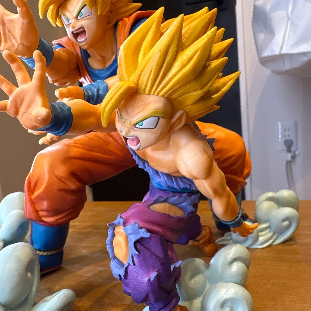 ドラゴンボール　一番くじ　A賞　親子かめはめ波 孫悟空&孫悟飯